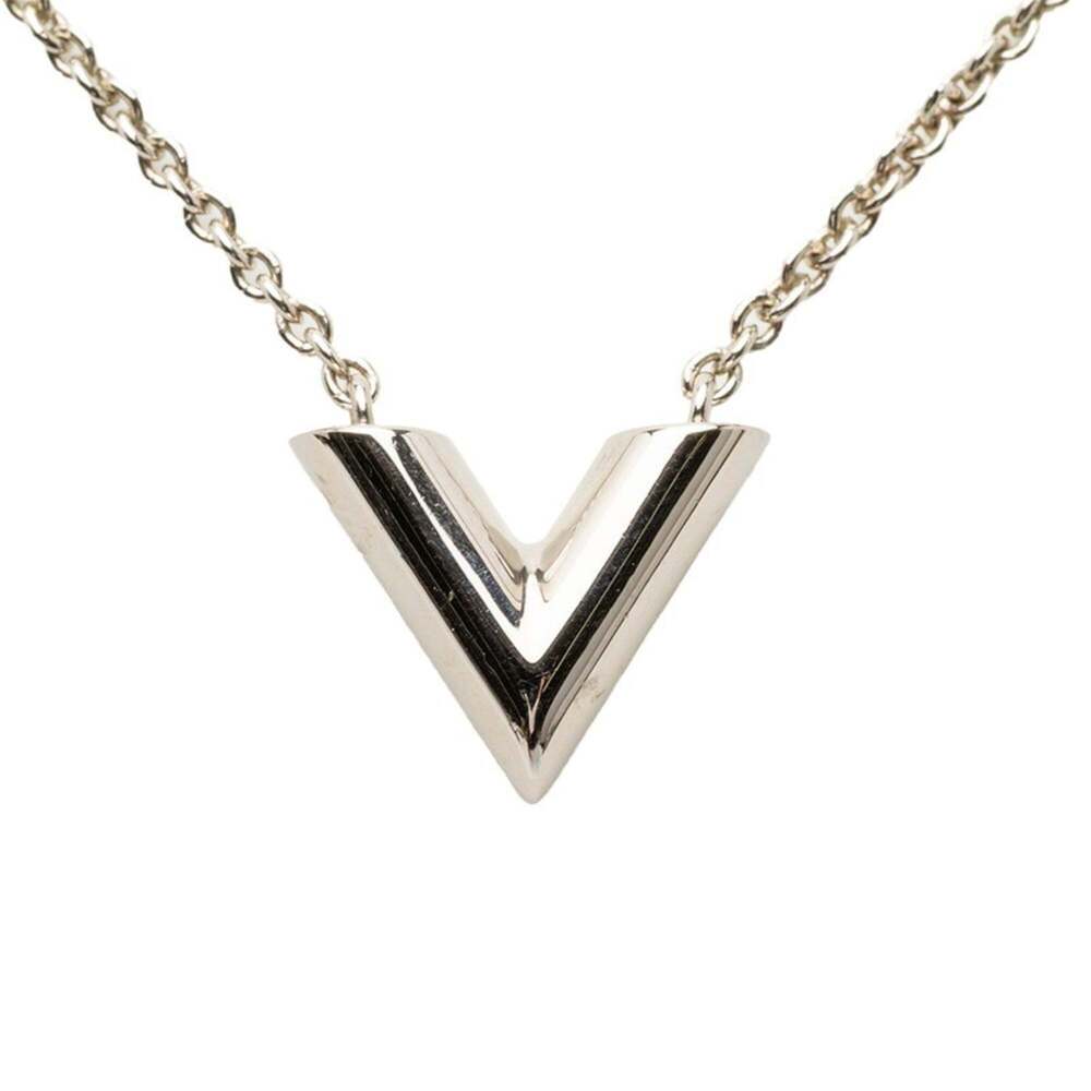 LOUIS VUITTON Silver Necklace - Picture 1 of 6
